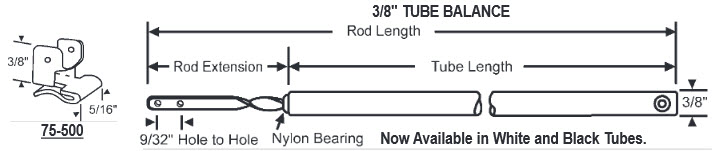 Spiral and Tube Window Balances