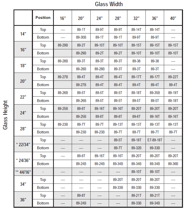 89 Series Window Balances - Window-Balances.com - Window-Balances.com